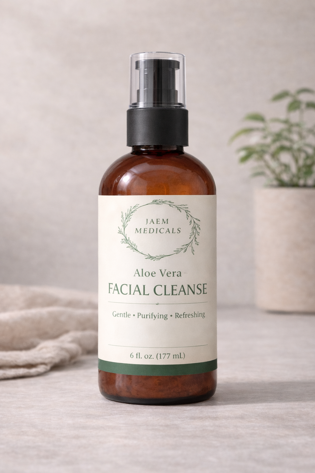 Aloe Vera + Rosemary Facial Cleanser 6oz