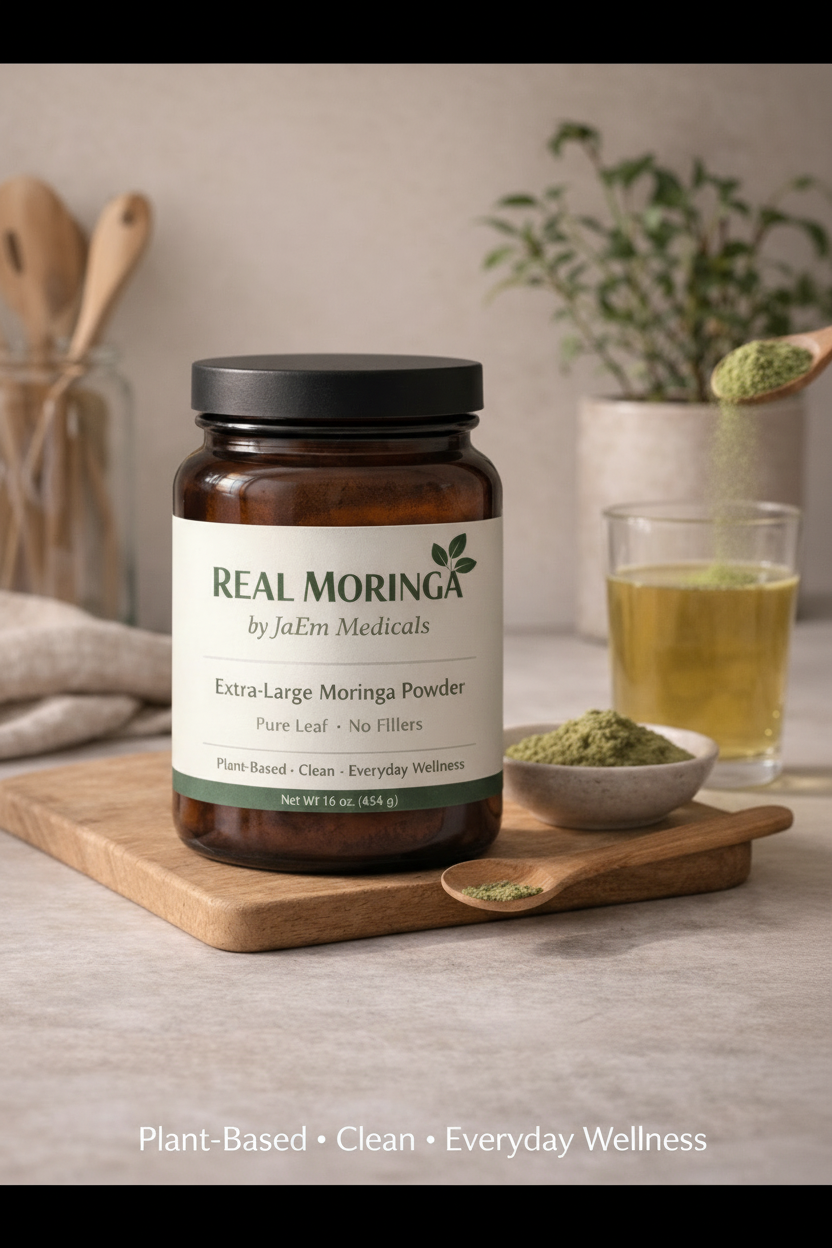 Real Moringa Product Mockup Video