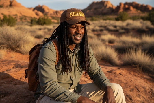 Man wearing Hillside cap