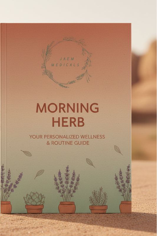 Morning Herb Ebook Mockup with JaEm Logo